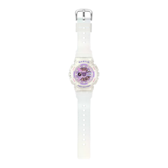 Casio Baby-G BA-110PS-7ADR Women’s Analog-Digital Watch, White Resin Band, Shock Resistant, 100m Water Resistant