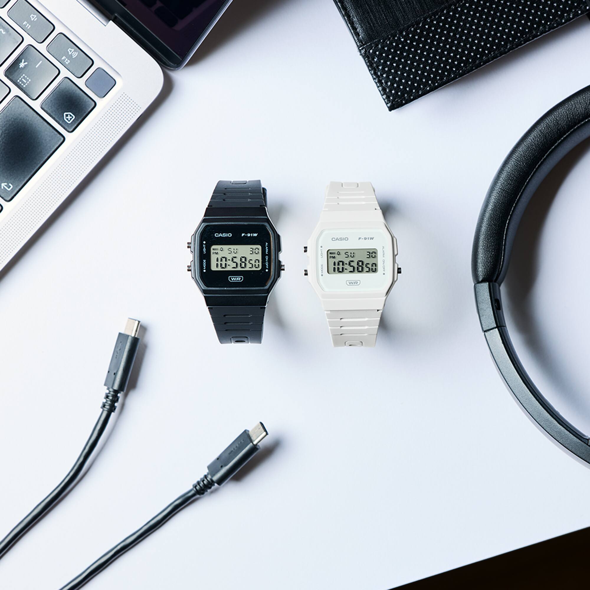 CASIO F-91WB-1ADF POP MODEL WATCHES
