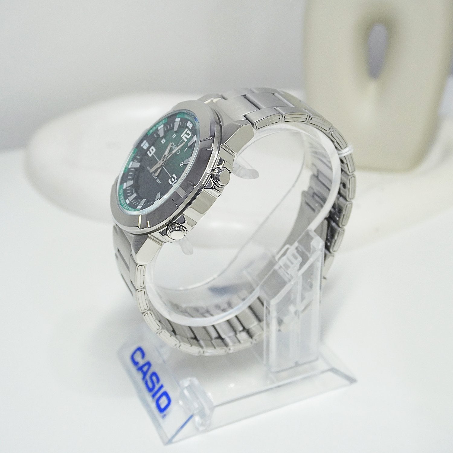 CASIO AMW-870DA-3AVDF MODEL ANALOG-DIGITAL COMBINATION WATCHES