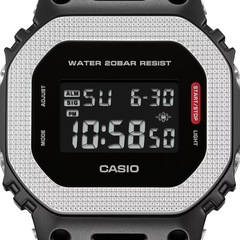 CASIO G-SHOCK GM-5600BM-1DR Digital Men's Watch Black Ion Plated Metal Bezel Resin Strap 200M Water Resistant