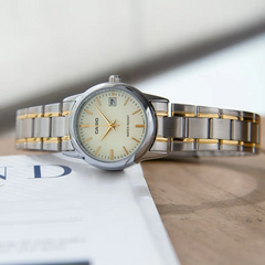 CASIO LTP-V002SG-9AUDF MODEL STANDARD WOMEN'S ANALOG WATCHES