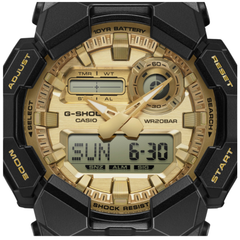 G-SHOCK GA-010GGB-1A9 Men’s Analog-Digital Watch – Shock Resistant, 200M Water Resistance, Black & Gold