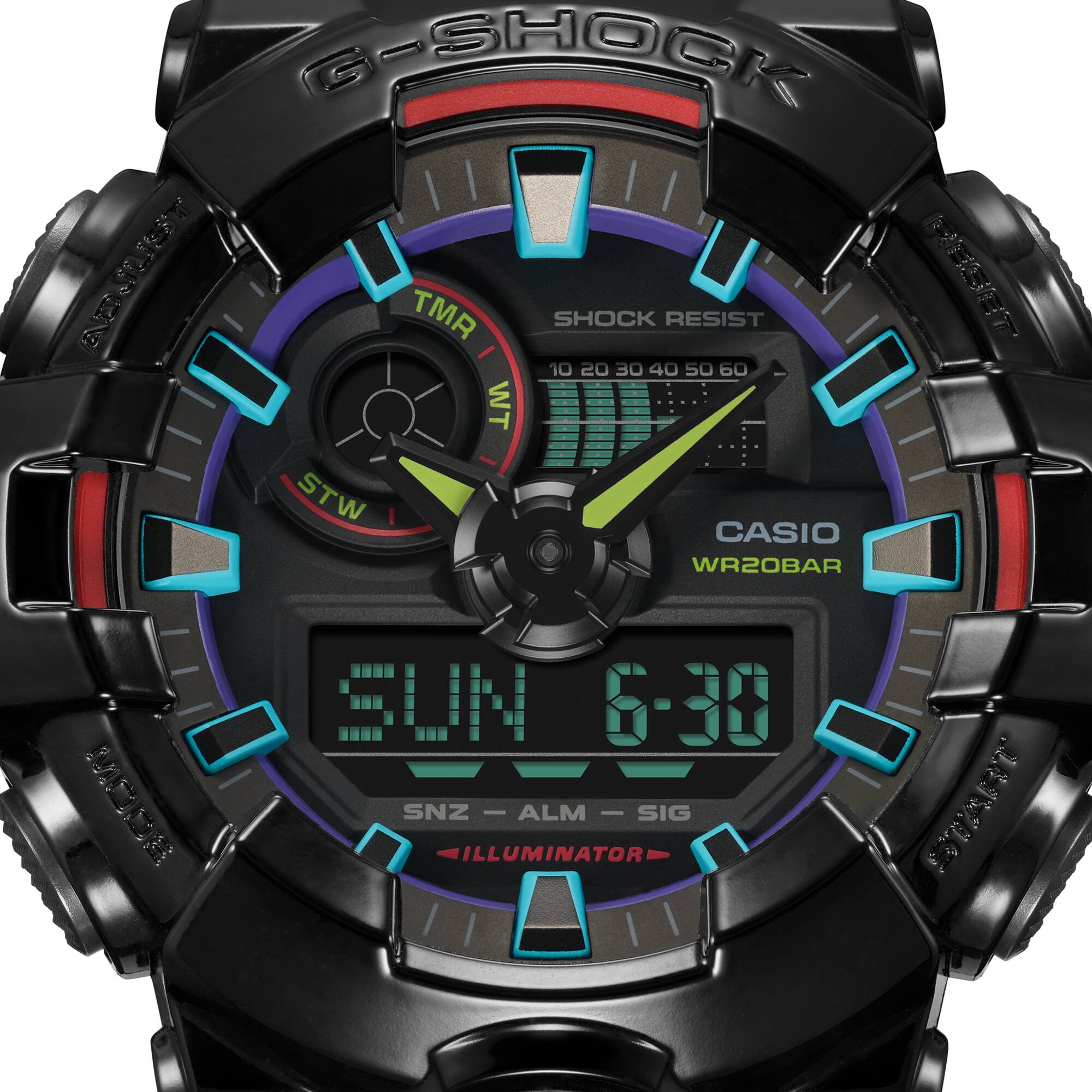 CASIO G-SHOCK GA-700RGB-1ADR MODEL WATCHES