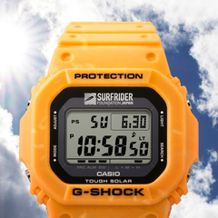 Casio G-SHOCK G-S5600SFJ-9DR Digital Watch for Men | Tough Solar Powered | Shock Resistant | 200M Water Resistant | LED Backlight | Yellow Resin Strap