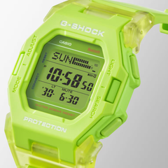 Casio G-SHOCK GD-B500S-3DR Digital Watch for Men | Bluetooth Smartphone Link | Step Tracker | Shock Resistant | 200M Water Resistant | Green Resin Strap