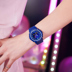 CASIO G-SHOCK BGA-280DN-2ADR – Women's Analog Digital Watch, Shock Resistant, 100M Water Resistant, LED Light, Resin Strap, Blue