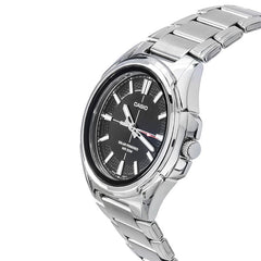 CASIO MTP-RS100D-1AVDF Men's Analog Watch – Black Dial Stainless Steel Quartz Timepiece | Water Resistant, Classic & Affordable