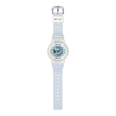Casio Baby-G BA-110PD-2ADR Women’s Analog-Digital Watch, Pastel Blue Resin Band, Shock Resistant, 100m Water Resistant