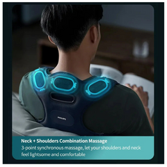 Philips PPM3601B Massage Strap & Back Massager — Hot Compress, VibWave, Posture Corrector, Cordless, 5000 mAh Battery