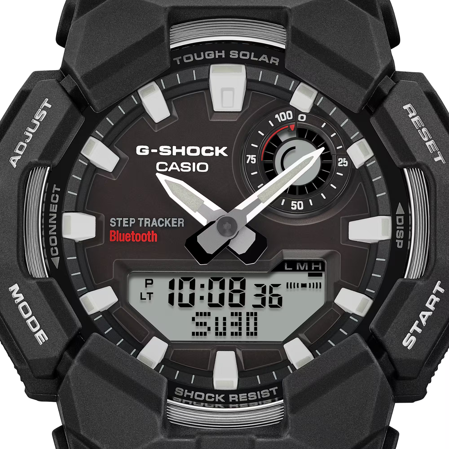 CASIO G-SHOCK GA-B010-1A Analog-Digital Men’s Watch, Shock Resistant, 200M Water Resistant, Black Resin Strap