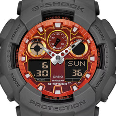 CASIO G-SHOCK GA-100FL-8A MODEL WATCHES