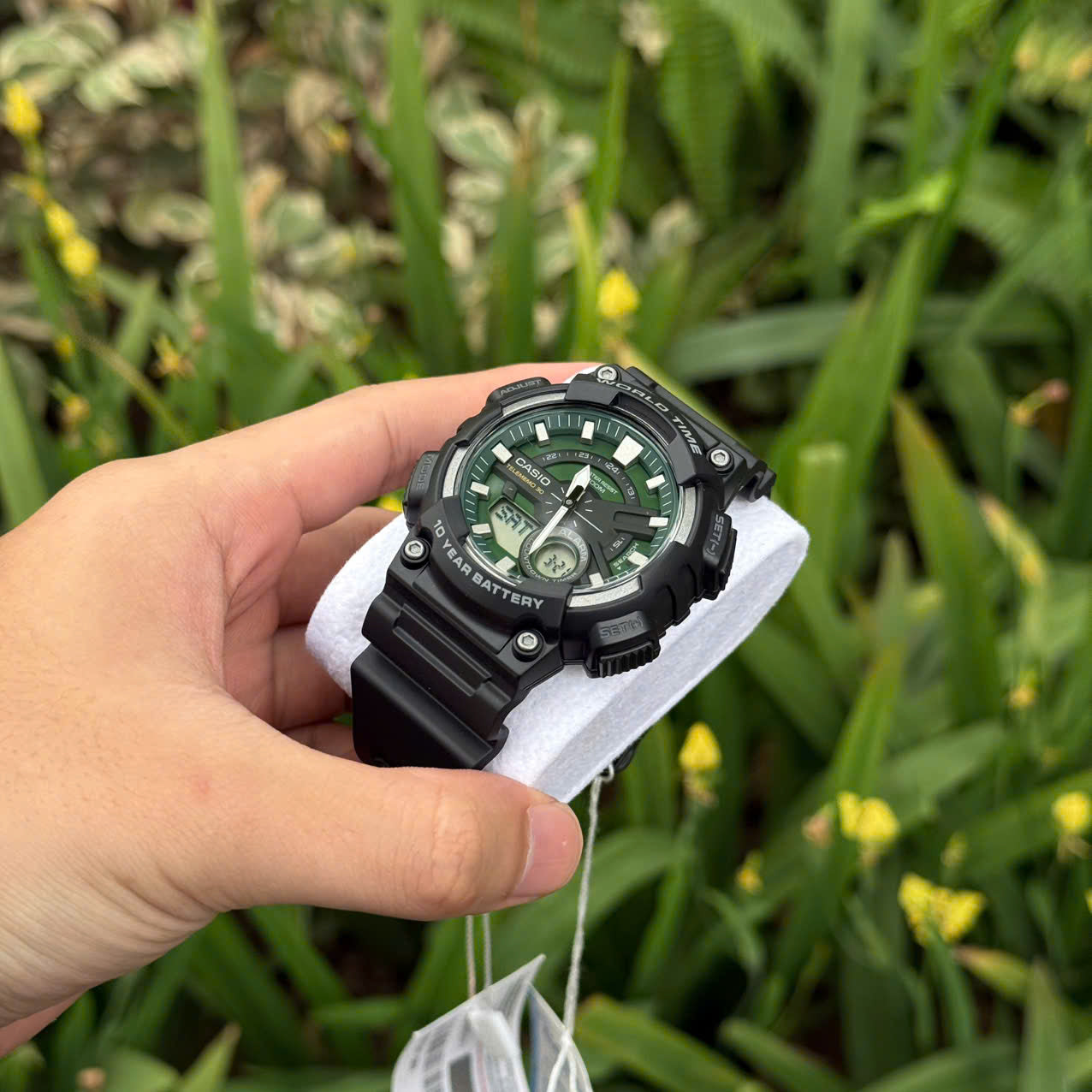 CASIO AEQ-110W-3A2VDF Men's Digital Watch – Stylish, Durable & Water Resistant