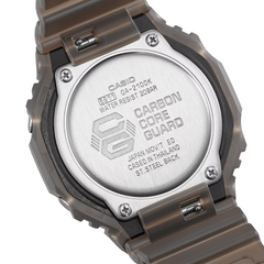 CASIO G-SHOCK GA-2100K-5ADR Analog Digital Men's Watch Brown Resin Strap 200M Water Resistant