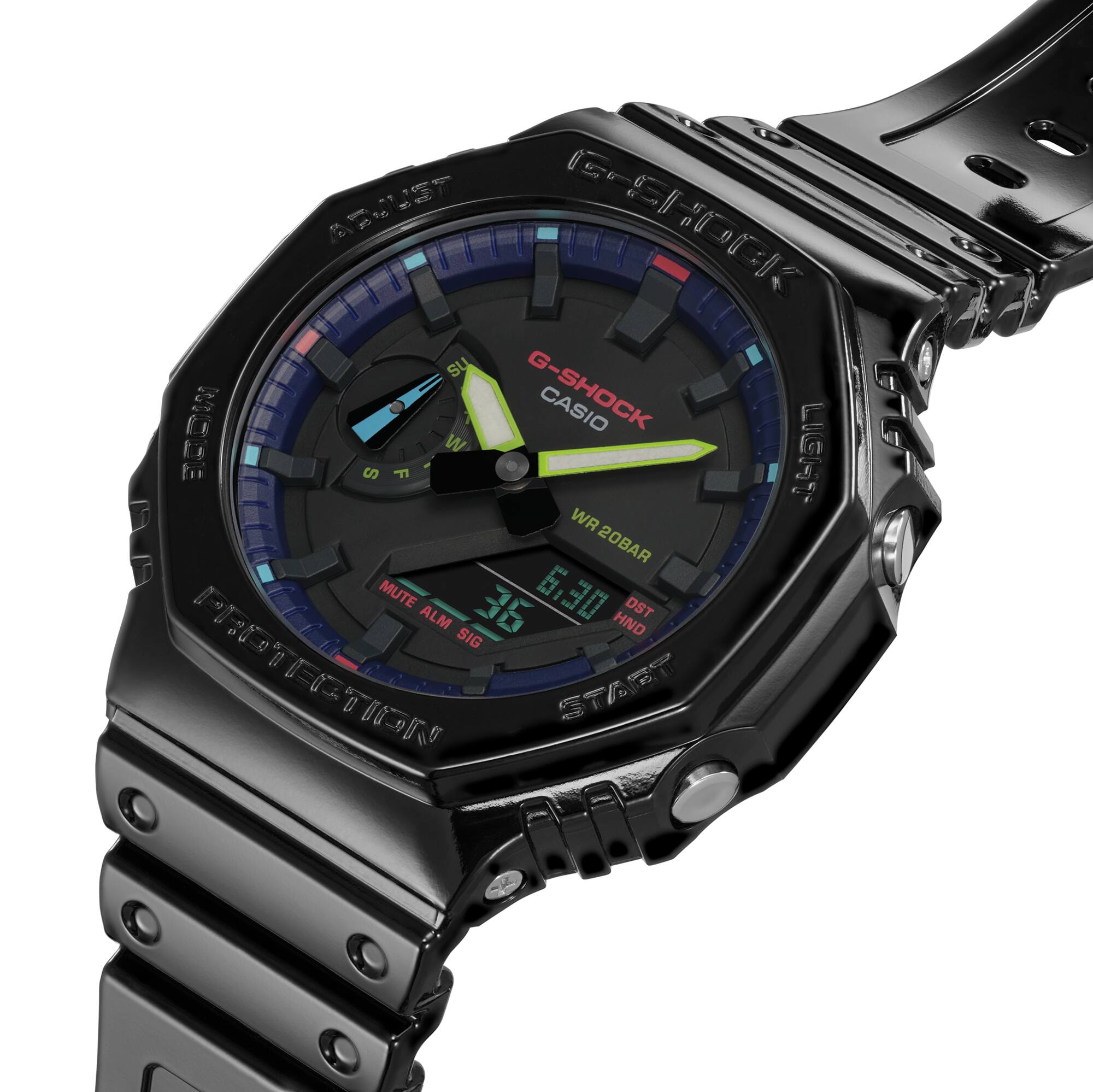 CASIO G-SHOCK GA-2100RGB-1ADR MODEL WATCHES