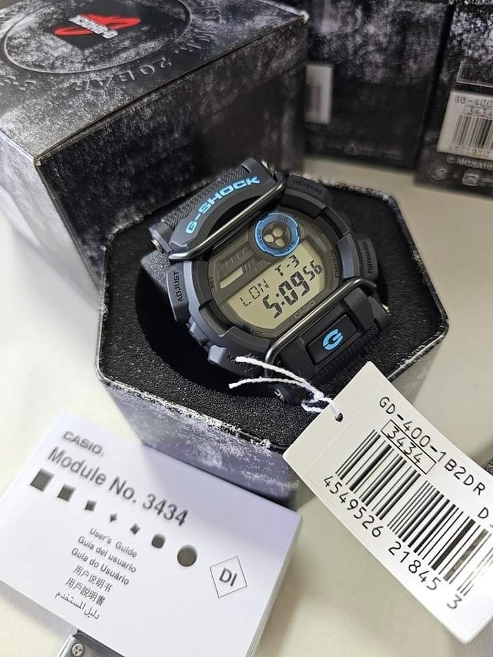 CASIO G-SHOCK GD-400-1B2DR MODEL WATCHES