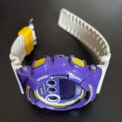 CASIO G-SHOCK GD-120CS-6DR Men's Digital Watch – Shock Resistant, 200M Water Resistant, LED Super Illuminator, Limited Edition White & Purple