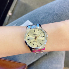 CASIO LTP-V004SG-9AUDF MODEL STANDRAD WOMEN'S ANALOG WATCHES