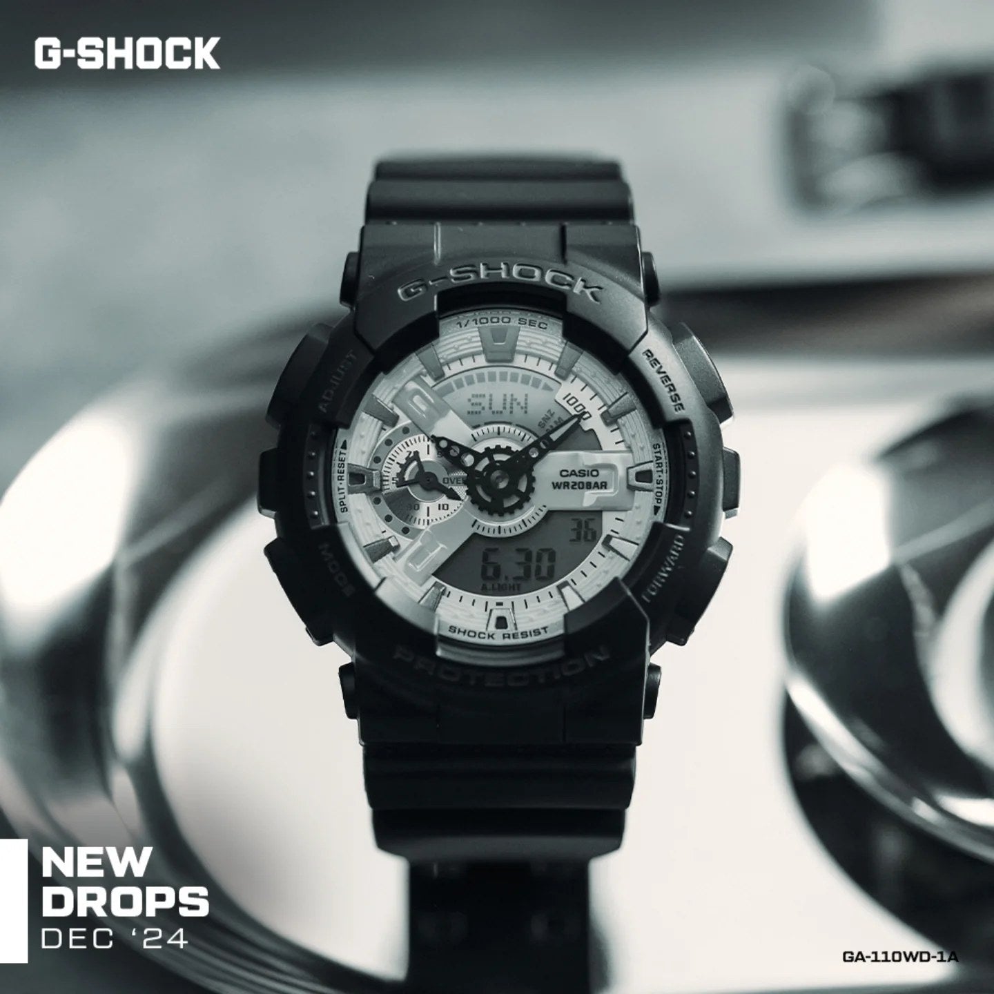 CASIO G-SHOCK GA-110WD-1A MODEL WATCHES