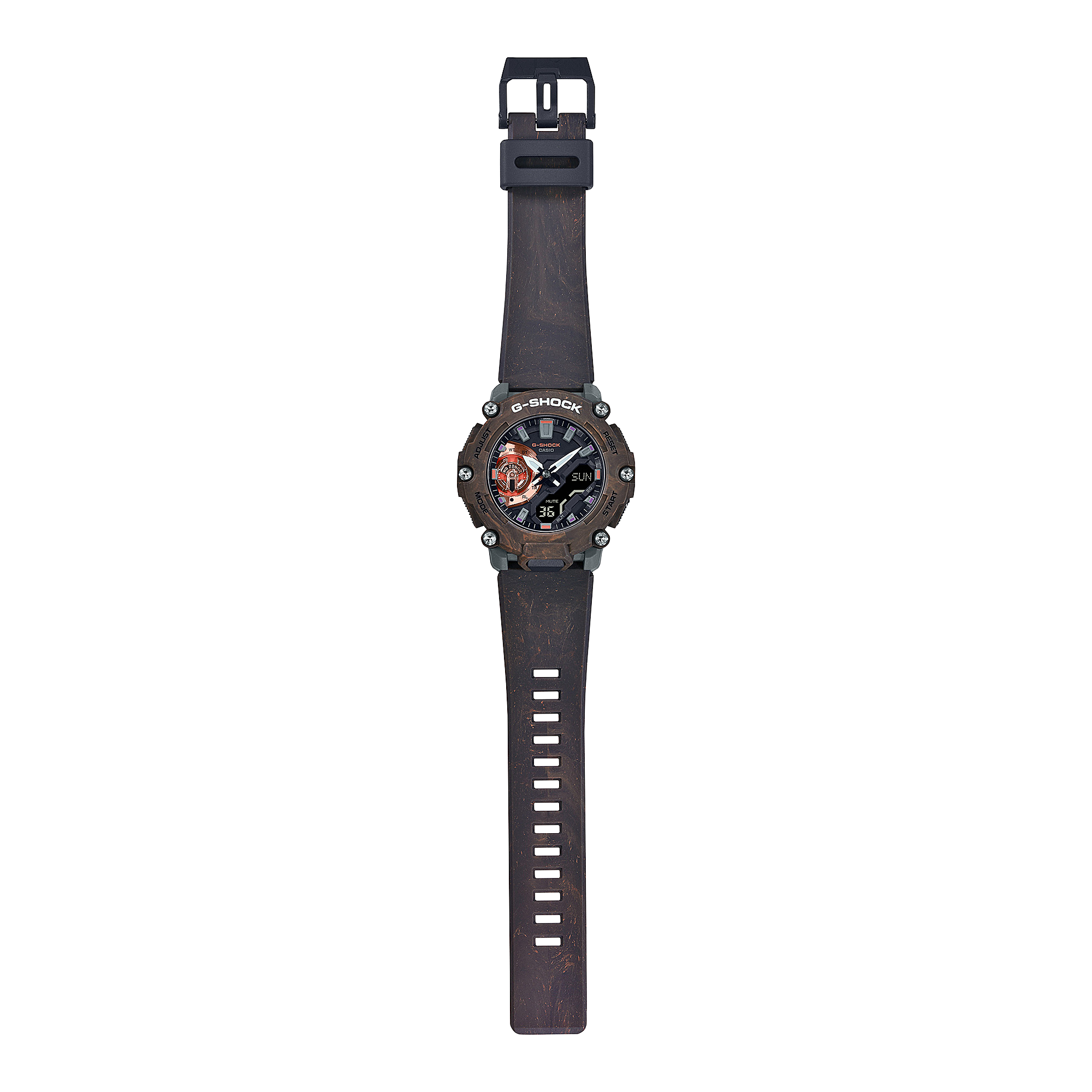CASIO G-SHOCK GA-2200MFR-5A MODEL DIGITAL-ANALOG WATCHES