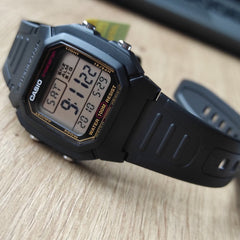 CASIO W-800HG-9AVDF Digital Watch – Classic Design, 100M Water Resistance, LED Backlight, 10-Year Battery