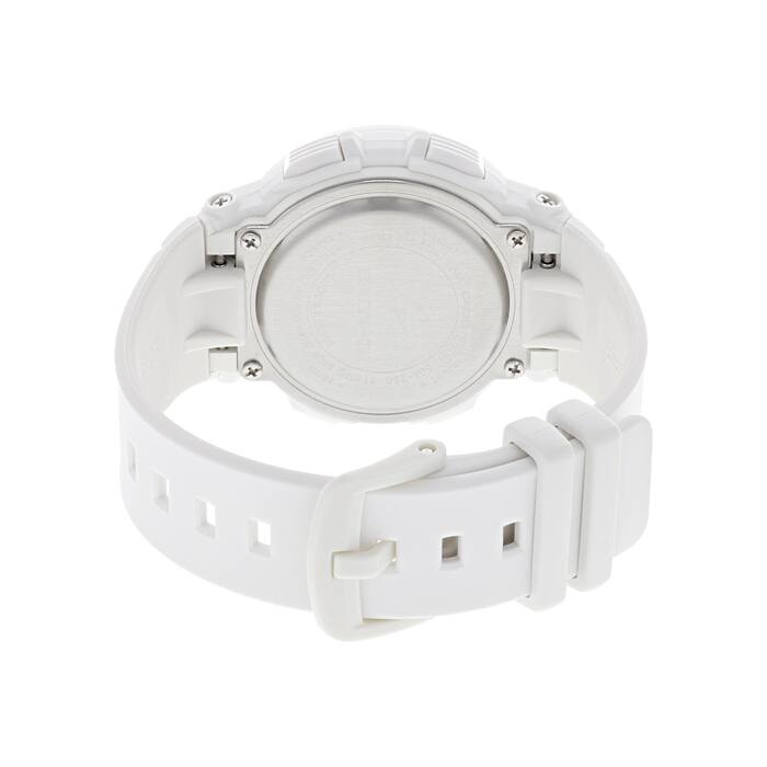 CASIO BABY-G BGA-250-7A2 Women’s Analog-Digital Watch, White Resin Strap, Shock Resistant, 100m Water Resistant, Neon Illuminator