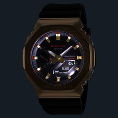CASIO G-SHOCK GBM-2100CX-9ADR G-STEEL Analog Digital Men's Watch Gold Ion Plated Bezel Solar Powered Bluetooth 200M Water Resistant