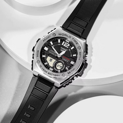 CASIO MWQ-100 Series Standard Analog-Digital Watch – Dual Display, Stopwatch, Alarm, LED Light, 50M Water Resistance, Day & Date Display, Quartz Movement – Men’s Classic Sports Watch