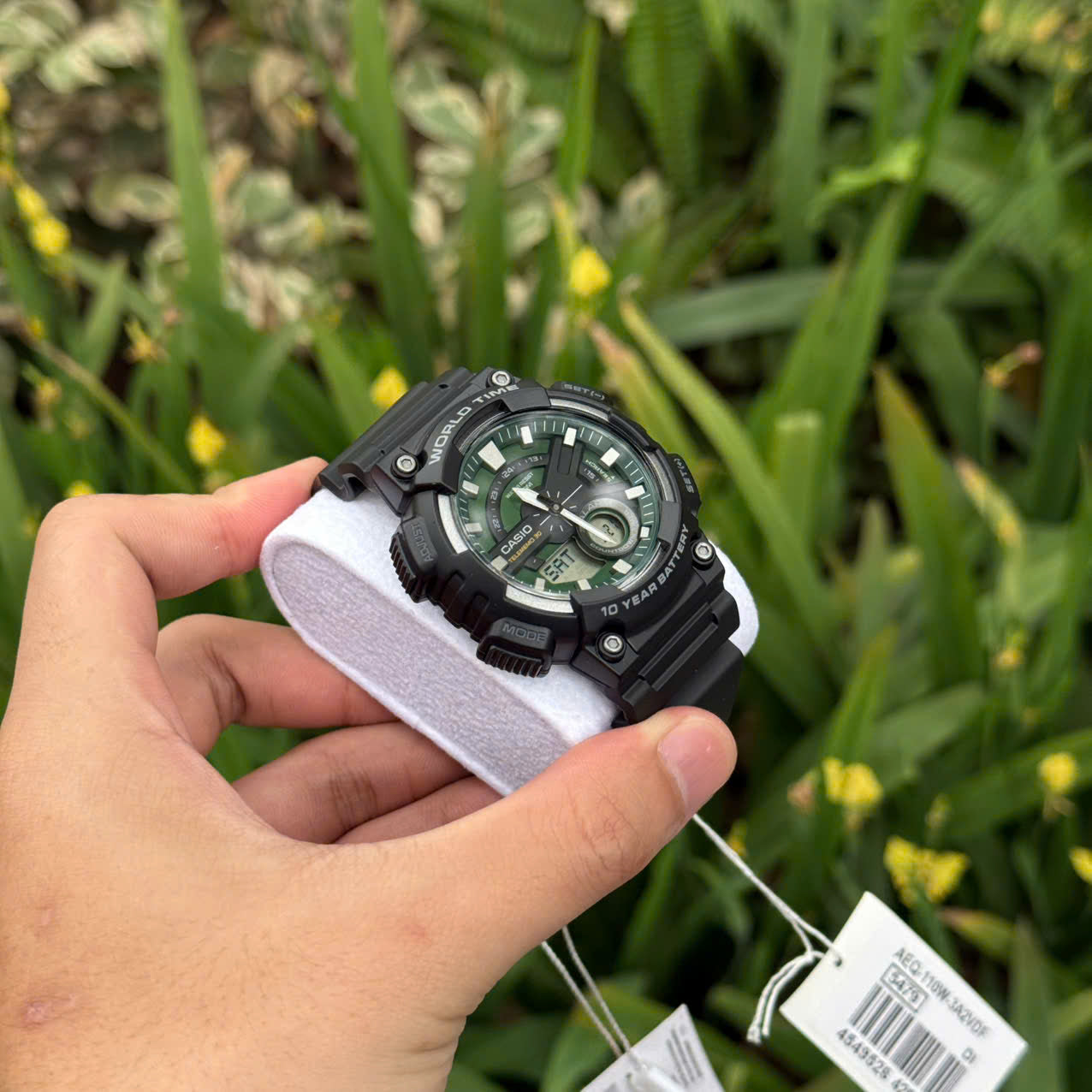 CASIO AEQ-110W-3A2VDF Men's Digital Watch – Stylish, Durable & Water Resistant