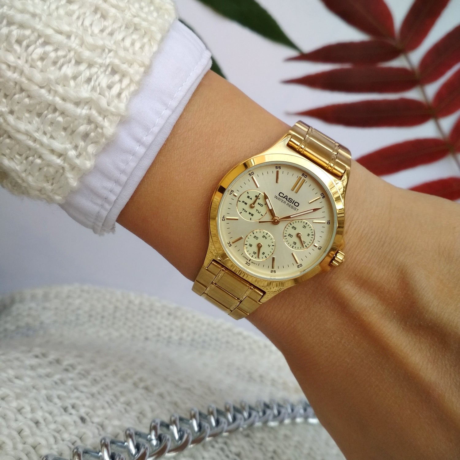 CASIO LTP-V300G-9AUDF MODEL STANDARD WOMEN'S ANALOG WATCHES