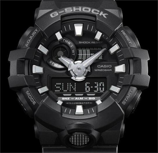 CASIO G-SHOCK GA-700-1BDR MODEL WATCHES