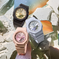 CASIO G-SHOCK GMA-P2100SG-2ADR Analog Digital Women's Watch Blue Resin Strap Compact Octagonal Design 200M Water Resistant