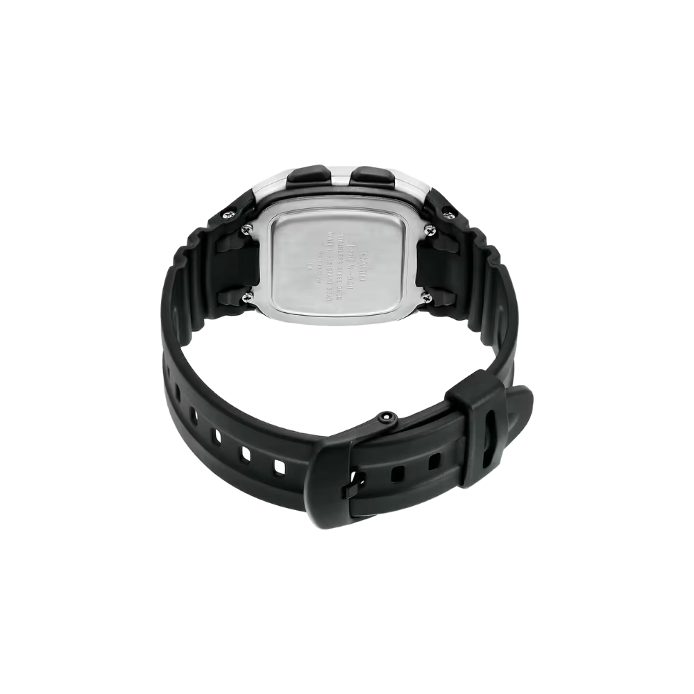 CASIO W-96H Series Standard Digital Watch – 10-Year Battery, Dual Time, LED Backlight, Stopwatch, Alarm, Full Auto Calendar, 50M Water Resistance – Men’s Classic Sports Digital Watch