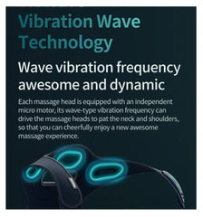 Philips PPM3601B Massage Strap & Back Massager — Hot Compress, VibWave, Posture Corrector, Cordless, 5000 mAh Battery