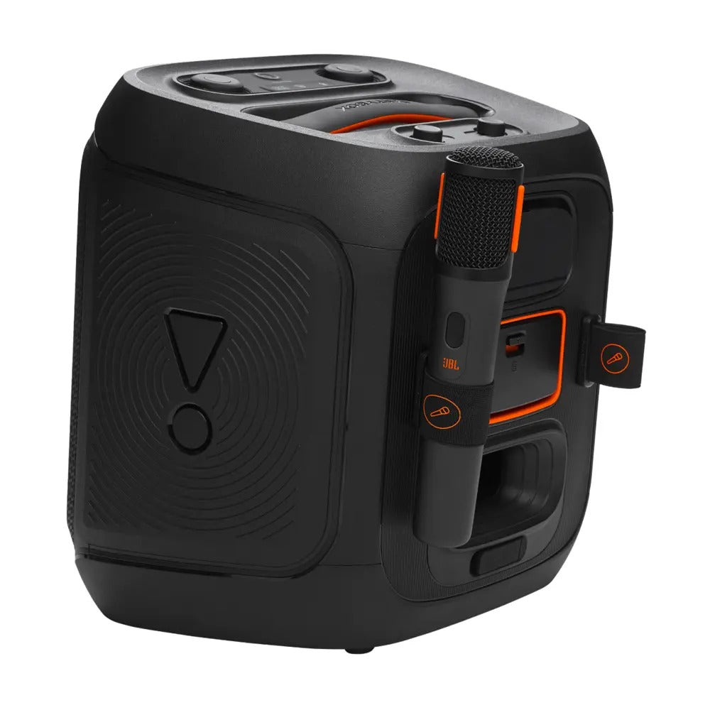 مكبر صوت JBL PARTYBOX ENCORE ESSENTIAL المحمول للحفلات مع ميكروفون لاسلكي