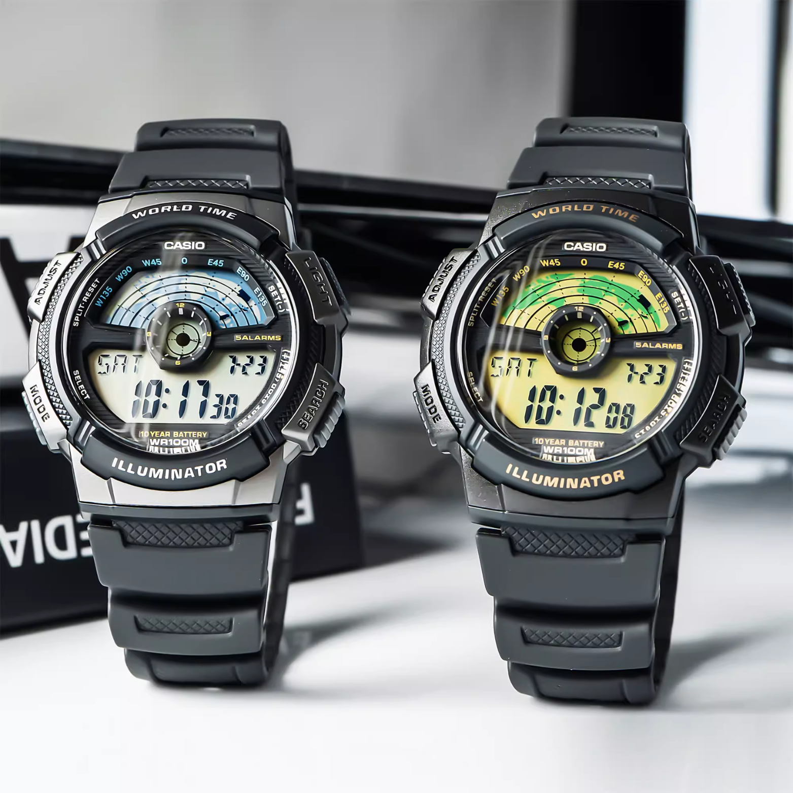 CASIO AE-1100W-1AVDF MODEL DIGITAL WATCHES