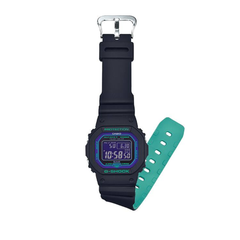 Casio G‑Shock GW‑B5600BL‑1DR (Black/Blue) – Bluetooth Tough Solar Square Men’s Digital Watch