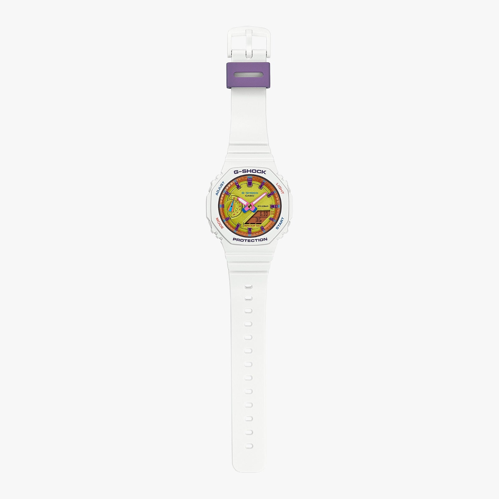 CASIO G‑SHOCK GMA‑S2100BS‑7ADR Women’s Analog‑Digital Watch – Slim Carbon Core Guard, Translucent Multi‑Color Accents, 200M Water Resistant