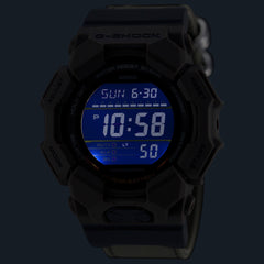 Casio G-SHOCK Digital Men’s Watch, 10-Year Battery, Shock Resistant, 200m Water Resistant, Brown Cloth Band, GD-010CE-5DR
