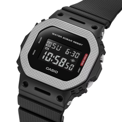 CASIO G-SHOCK GM-5600BM-1DR Digital Men's Watch Black Ion Plated Metal Bezel Resin Strap 200M Water Resistant