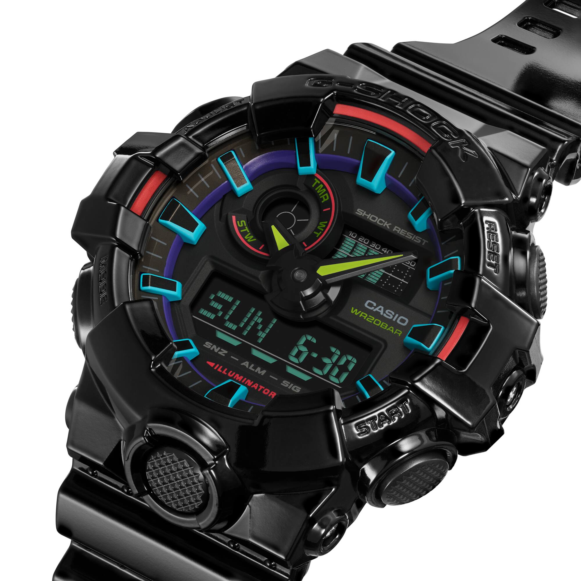 CASIO G-SHOCK GA-700RGB-1ADR MODEL WATCHES