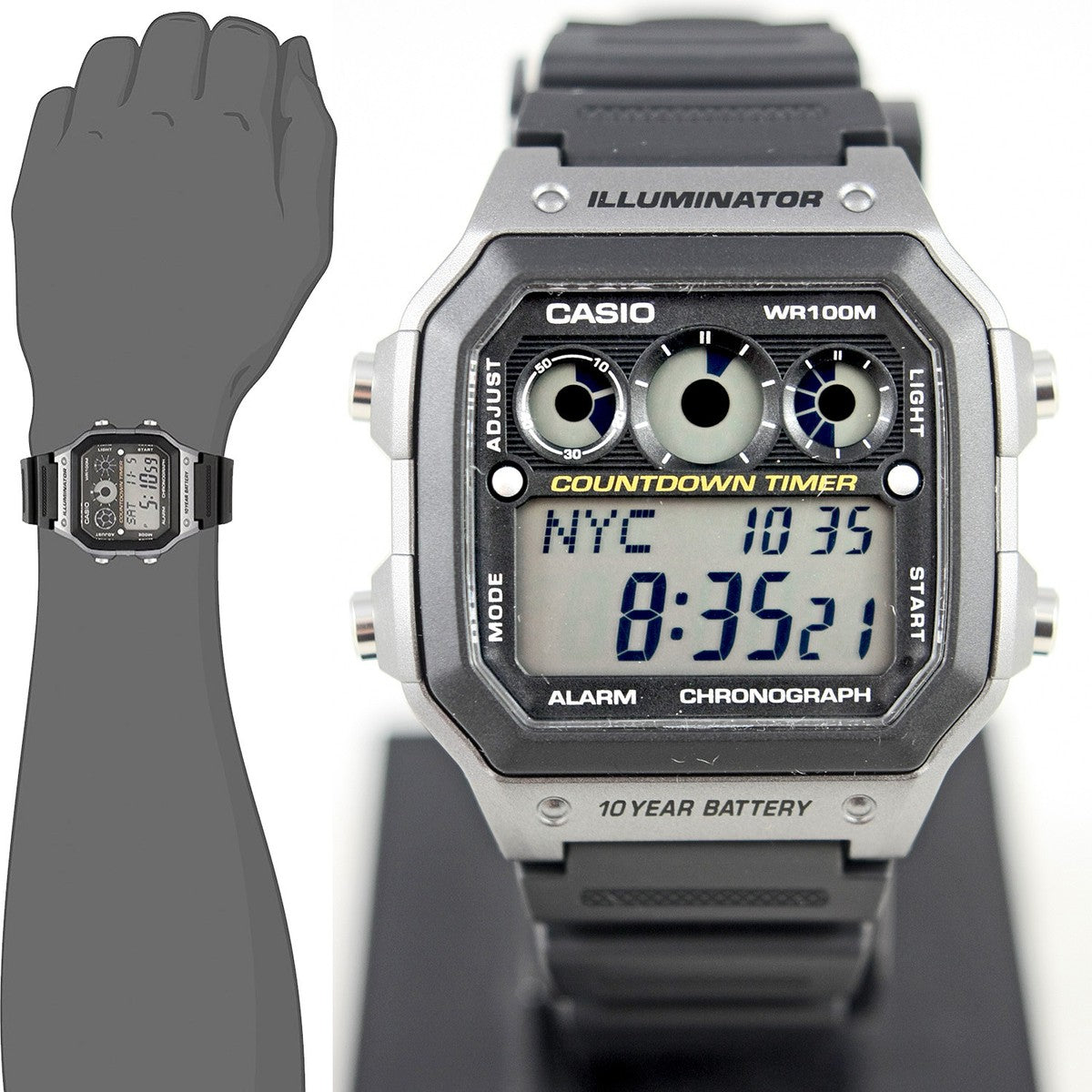 CASIO AE-1300WH-8AVDF MODEL DIGITAL WATCHES