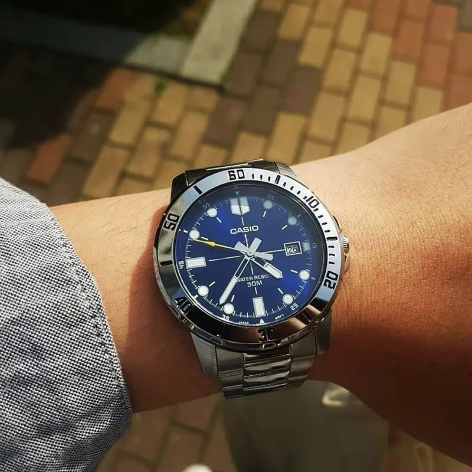 CASIO MTP-VD01D-2EV MODEL MEN'S WATCHES