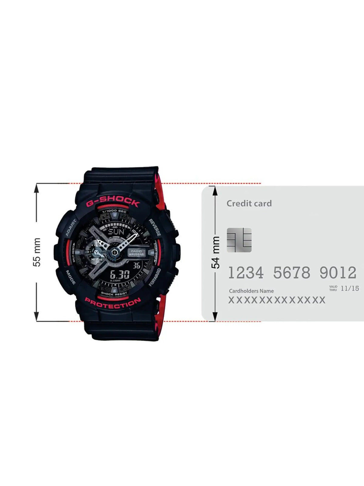 CASIO G-SHOCK GA-110HR-1ADR MODEL WATCHES