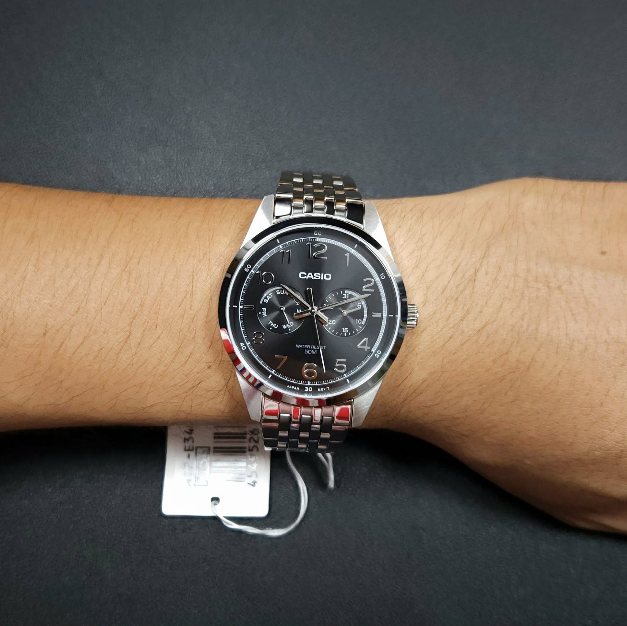 CASIO MTP-E340D-1AVDF MODEL STANDARD ANALOG MEN'S WATCHES
