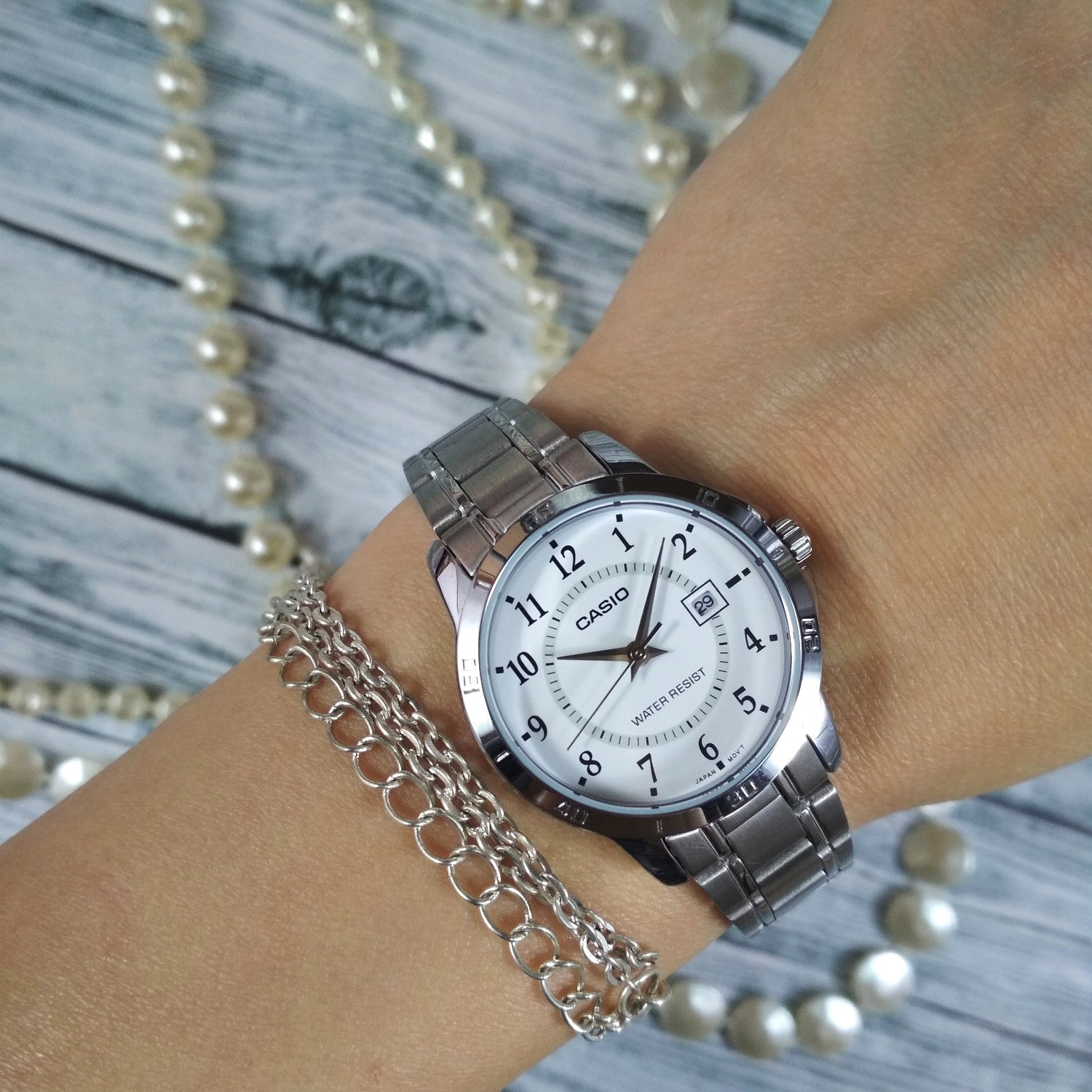 CASIO LTP-V004D-7BUDF MODEL STANDARD WOMEN'S ANALOG WATCHES