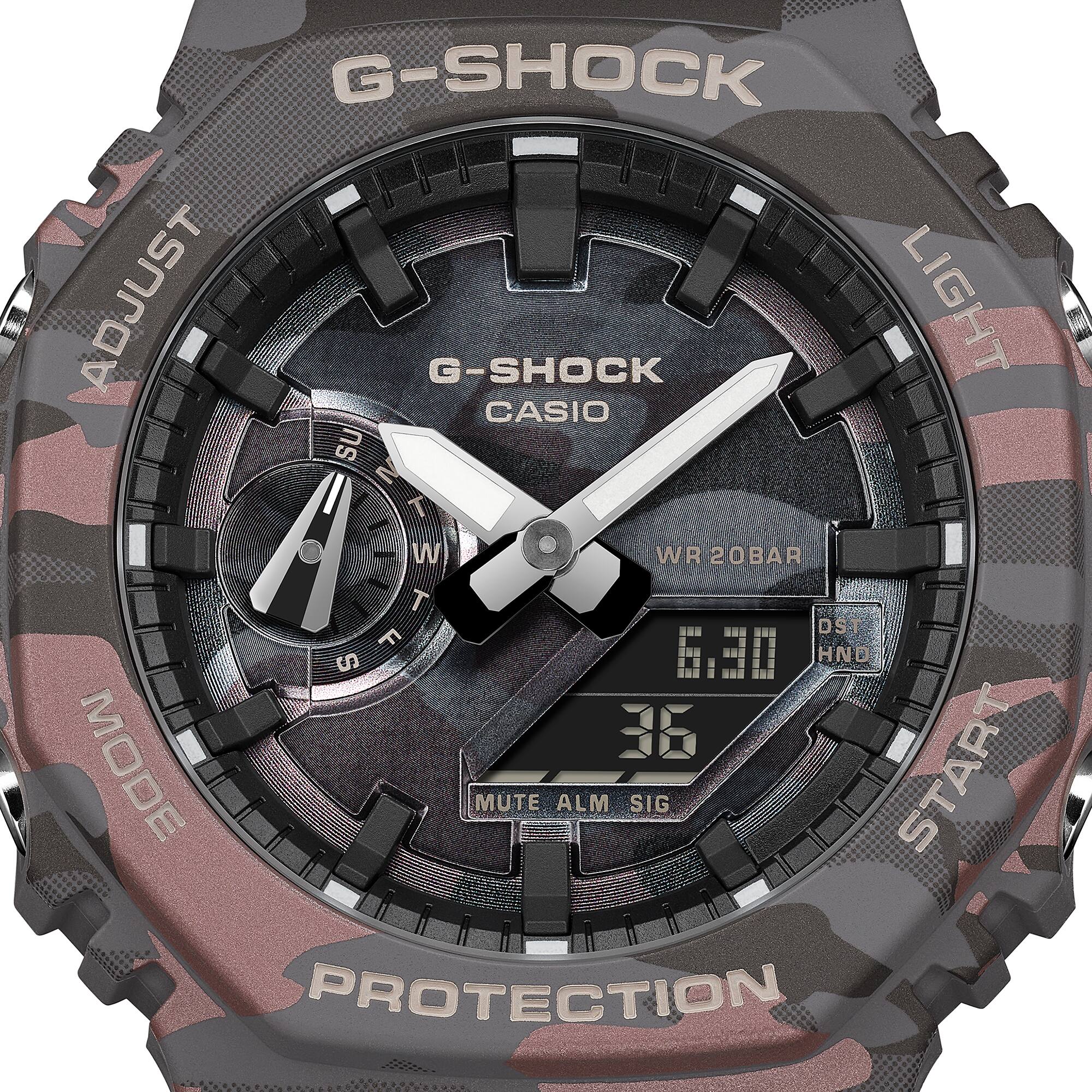 CASIO G-SHOCK GA-2100CMD-8ADR Analog Digital Men's Watch Grey Resin Strap 200M Water Resistant