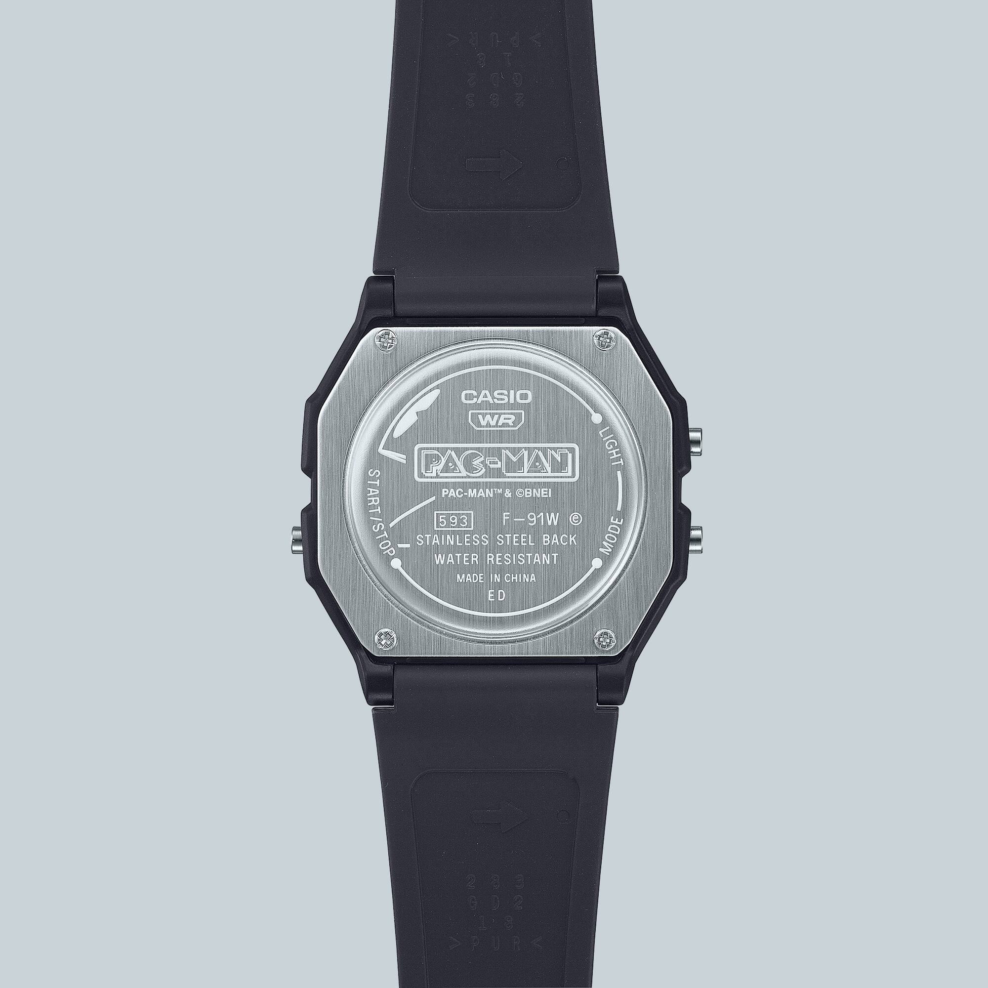 CASIO F-91WPC-1ADR PACMAN COLLABORATION STANDARD MODEL WATCHES
