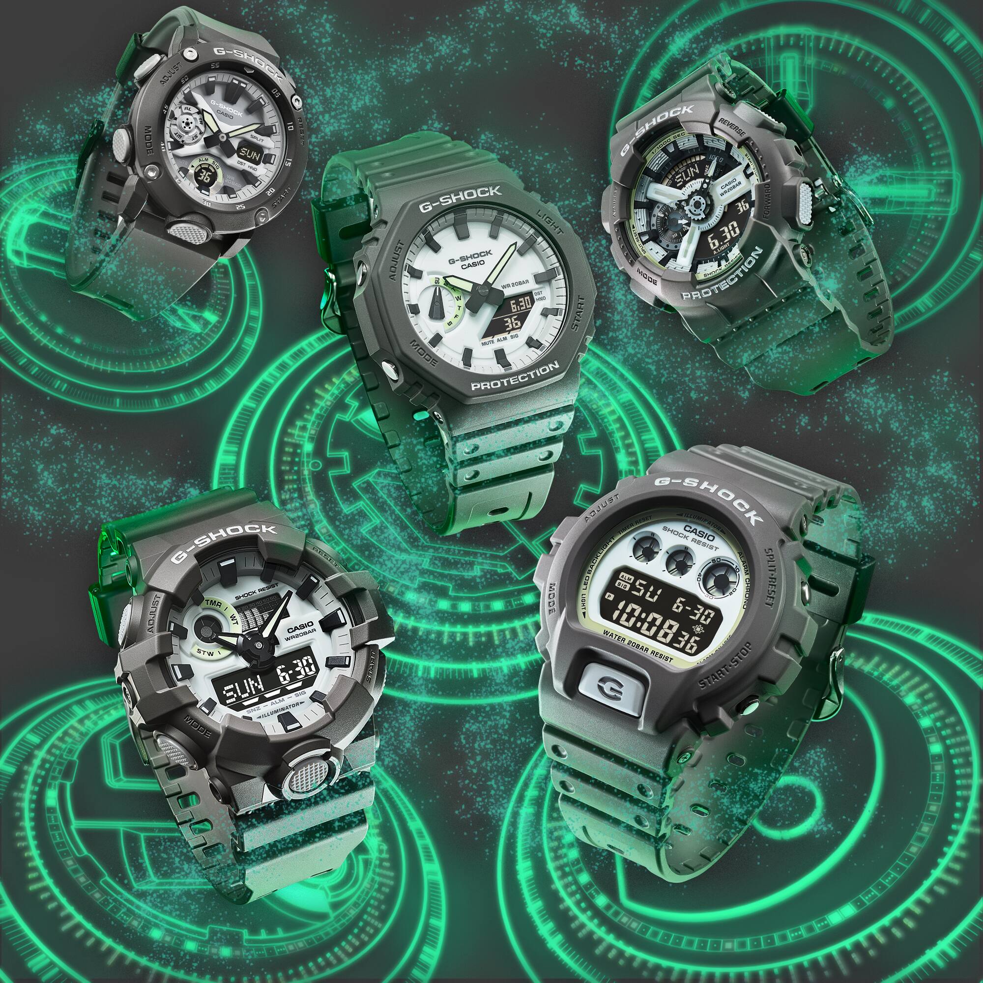 CASIO G-SHOCK GA-110HD-8ADR MODEL WATCHES