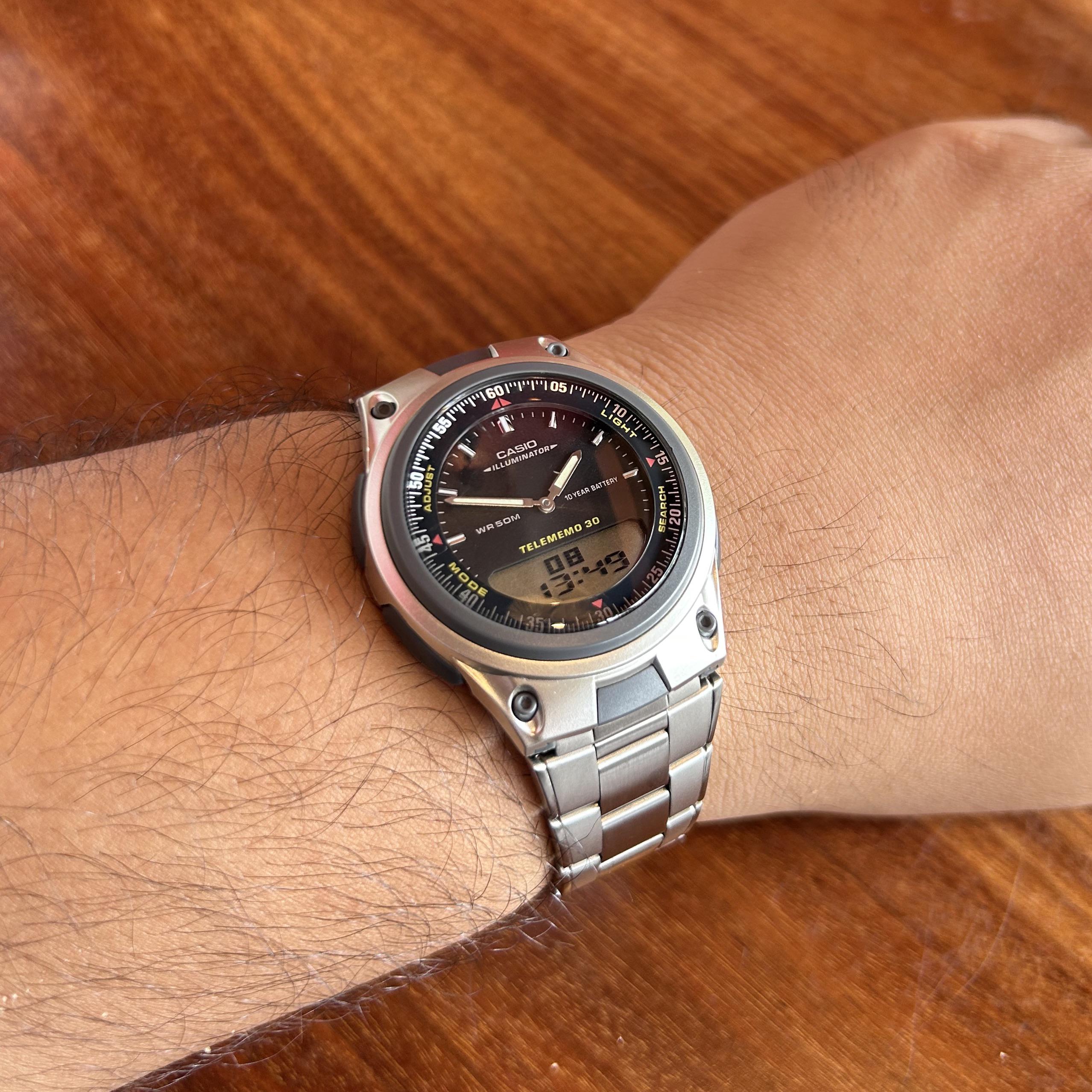 CASIO AW-80D-1AVDF MODEL ANALOG-DIGITAL COMBINATION WATCHES
