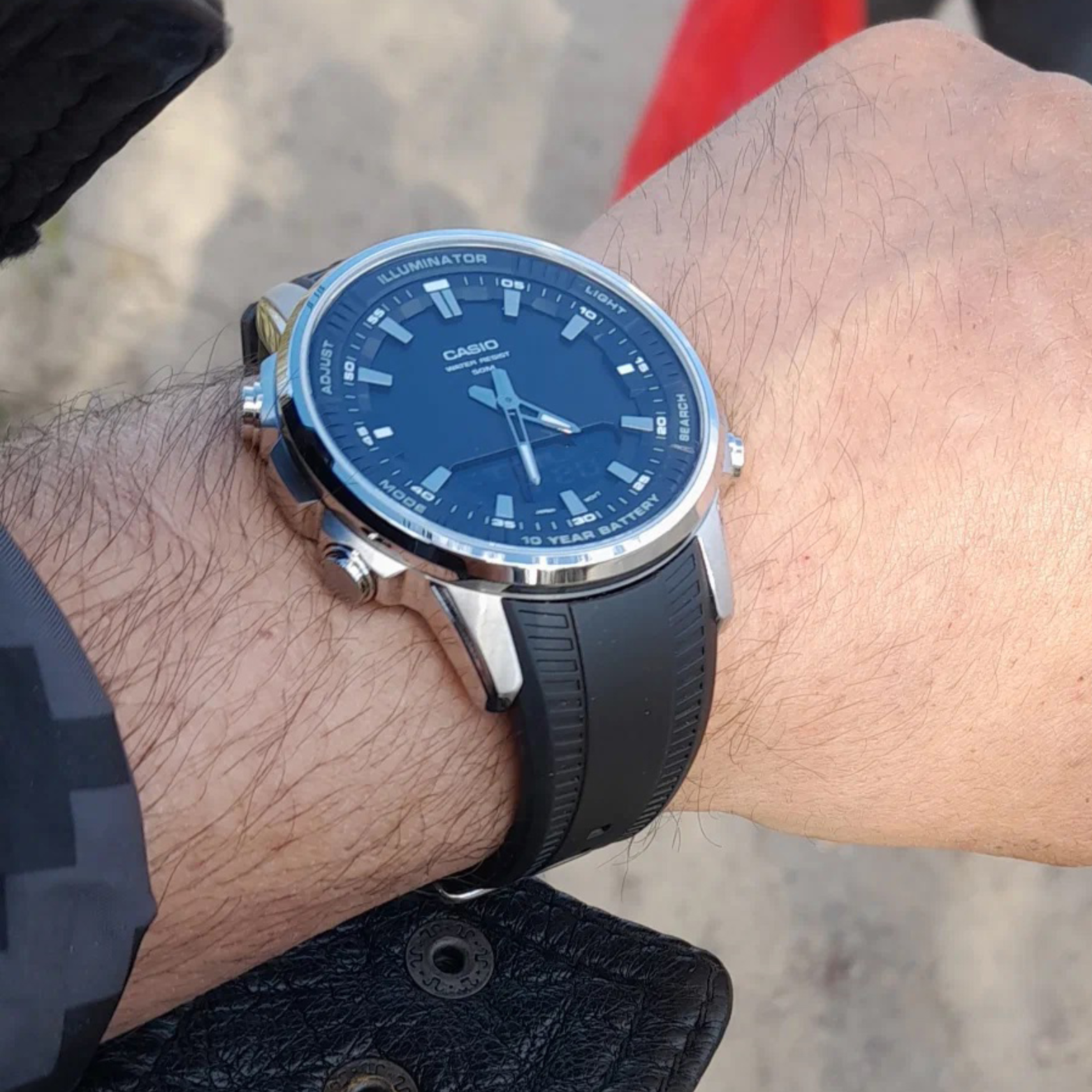 CASIO AMW-880-1AVDF MODEL ANALOG-DIGITAL COMBINATION WATCHES